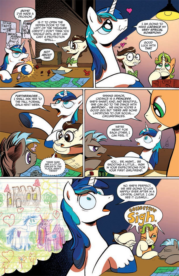 ask-sir-shining-armor:  Here’s when I was in school and a preview of this comic