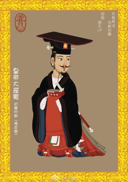 moonbeam-on-changan: Hanfu illustrations in Tang Dynasty by 燕王WF