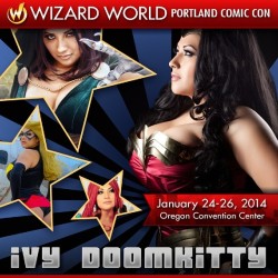 ivydoomkitty:  Im honoured to be a guest at  @wizardworld Portland this Jan 24-26! See ya there!