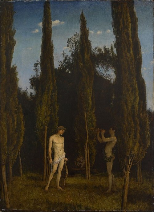 Hans Thoma - Apollo und Marsyas