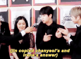Jin:chanyeol: Lmao