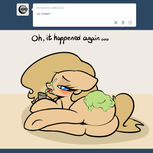 ask-backy:  Backy, no, how did you even…  Such a messy eater~