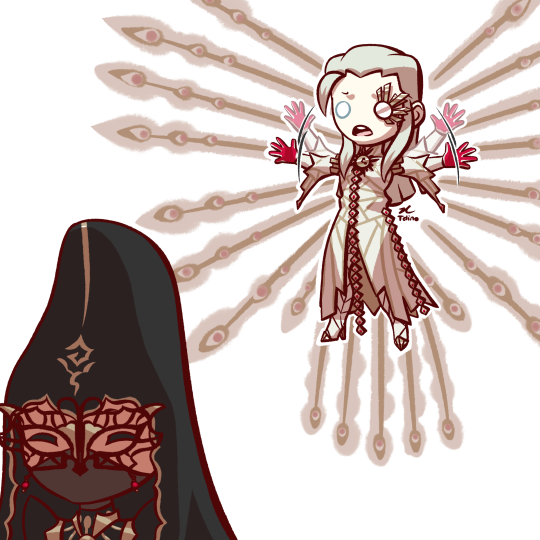 tdino:  deajubileus:  So does Balder’s peacock feathers flap open when he’s trying to attract Rosa’s attention??      