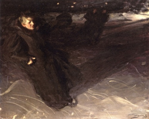 Anders Zorn -  The Ice Skater - 1898