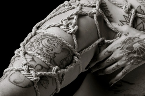 Porn Pics mbradfordphotography:  Rope and Ink. Model