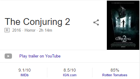 snorlaxatives:  snorlaxatives:  the conjuring 2 is getting good early reviews i’d