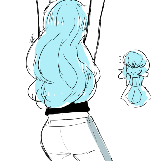 sapphire-enthusiast:  Stretching doodles
