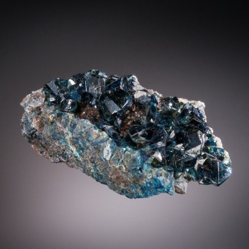 themineralandgemnephilim: Lazulite Rapid Creek, Dawson Mining District, Yukon, CanadaScientific