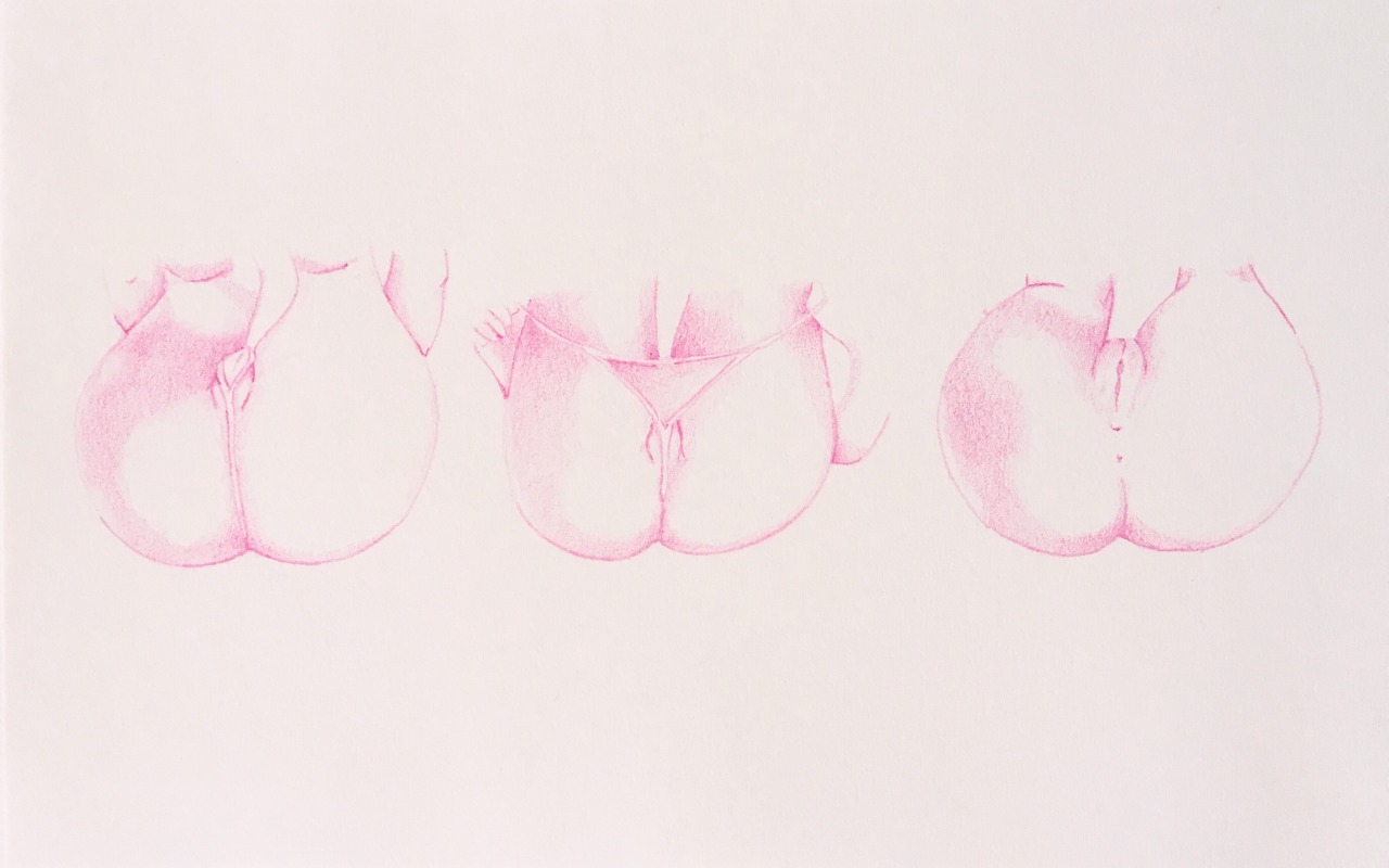 ismaelguerrier: “Soft Pink #11”  (Color pencil on paper) 