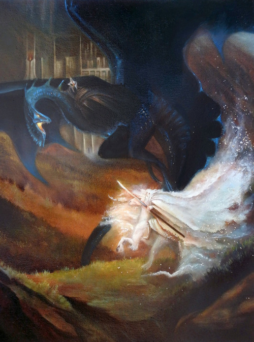 thedreamscapes:‘Against The Darkest Night’personal work | oil[ older work. need to get back into doi