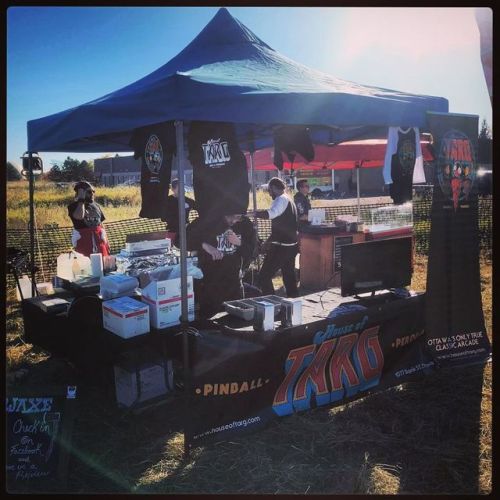 TARG wizards getting set up for a sun soaked day of fun at @bigrigbrewery #oktoberwest festivities -