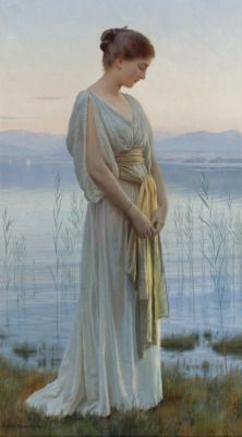 Hellfreeway:  “Evening By The Lake” By Max Nonnenbruch, 19Th Century 