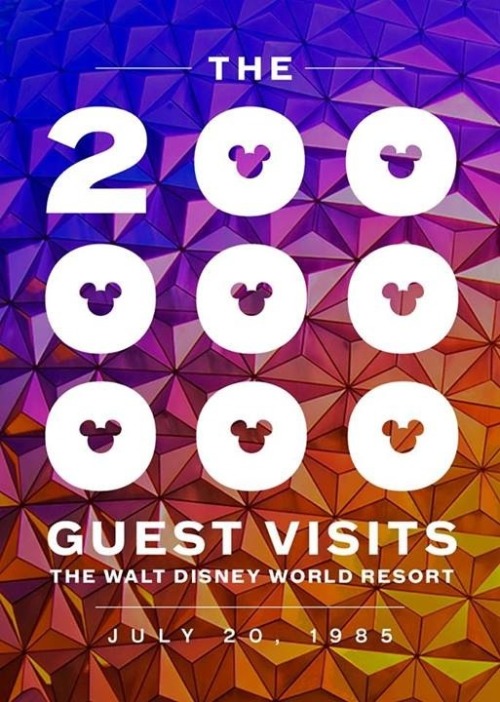 29 Years Ago Today, Walt Disney World Clocked In Its 200 Millionth Guest.
