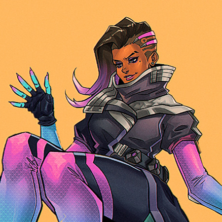 - Zarya And Sombra Icons Overwatch