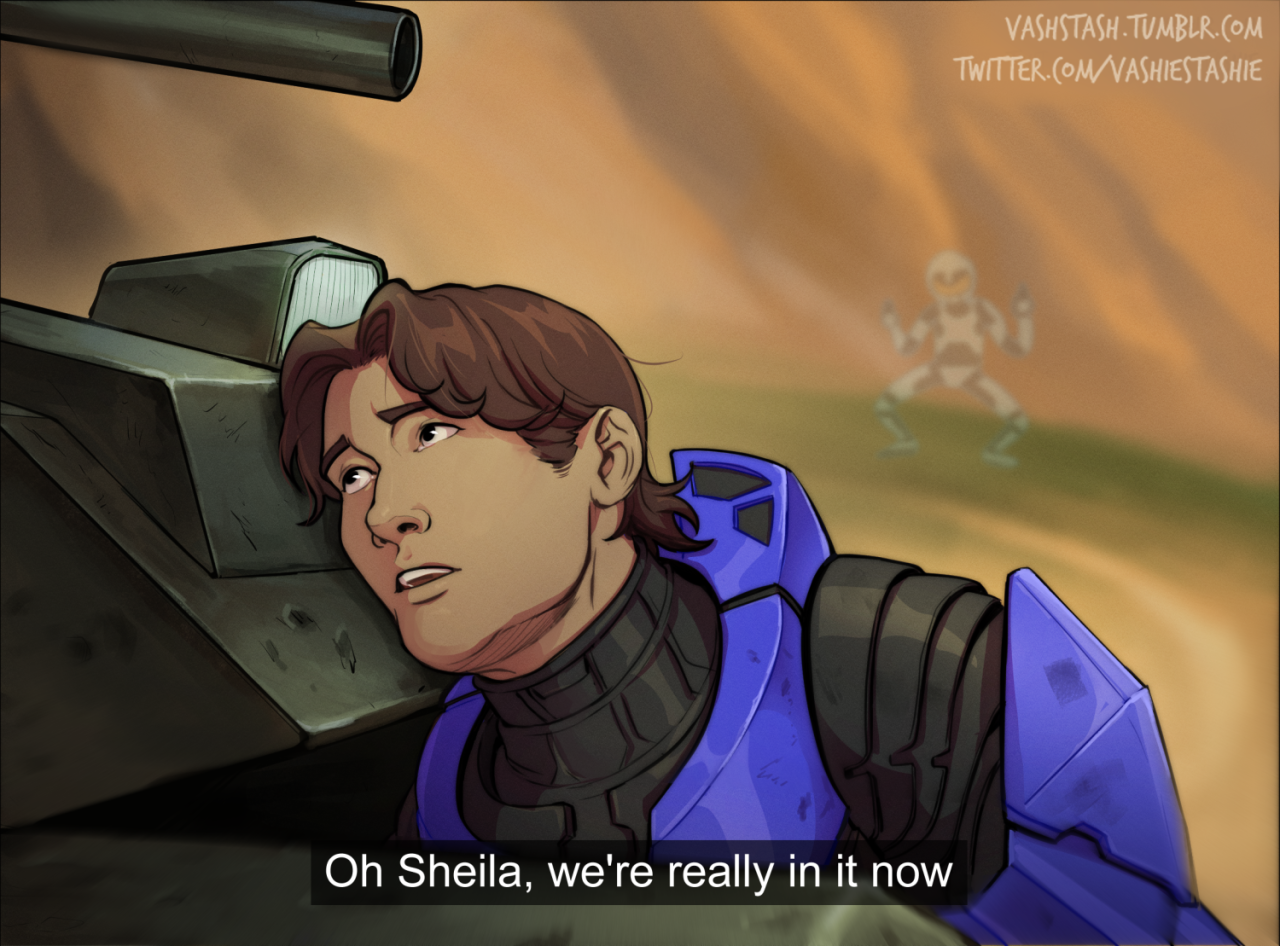 red vs blue caboose and sheila