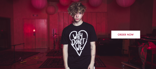 Why Don’t We Valentine’s Day merch is available! http://store.whydontwemusic.com/apparel.html