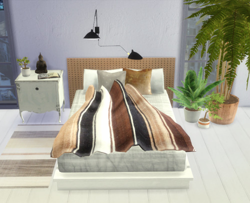 Mysticrain messy blanket (TS4)Updated 16/11/2018
Added catalog thumbnails.
I absolutely fell in love with these as soon as I saw them, and I thought maybe you guys do too.
I only took picture of two because.. Well, I’m lazy af, but all the textures...