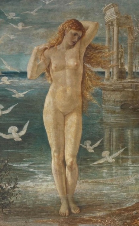 a-little-bit-pre-raphaelite: detail The Renaissance of Venus, 1877, Walter Crane