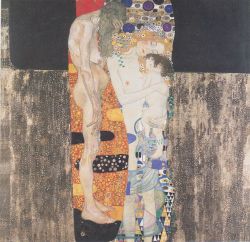 blue-voids:  Gustav Klimt - The Three Ages of Women, 1905 - oil on canvas