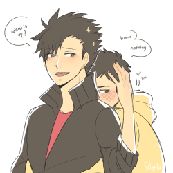 selpeda:  Daichi is clingier than usual 