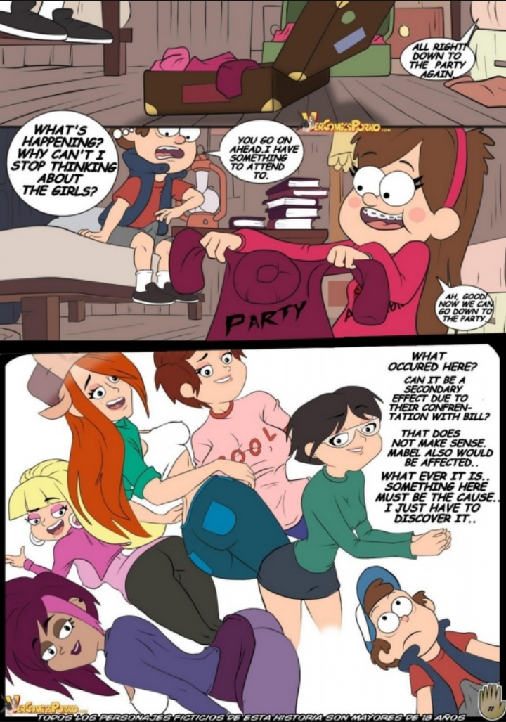 hentai-doujinshi-art:Gravity Falls doujinshi, One summer of pleasure; Part 2/4
