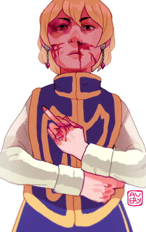 koukouvayia:im super sick and I’ve been drawing kurapikas instead of doing my homework