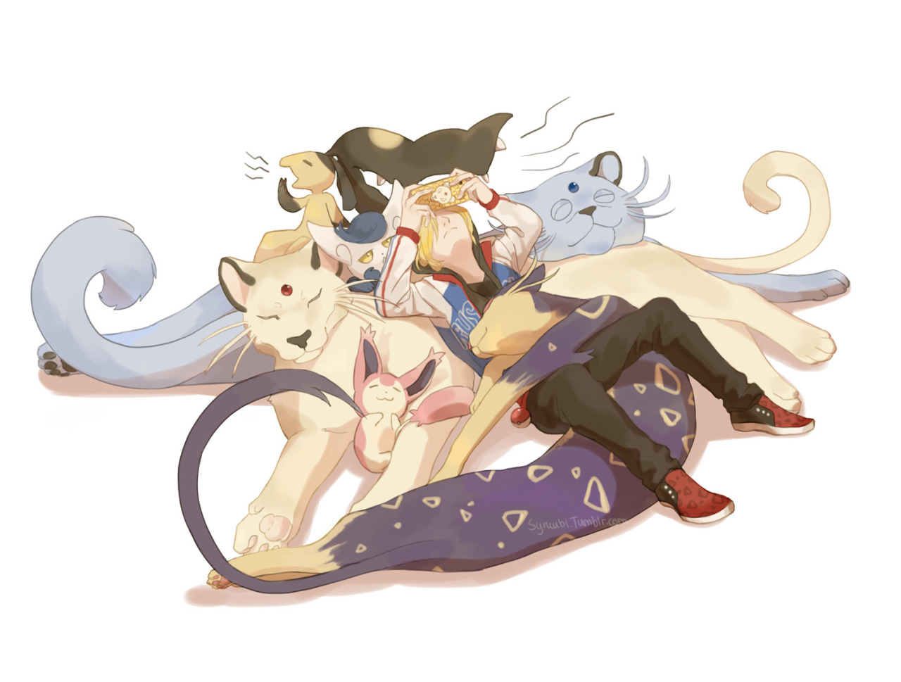 syruubi: Pokemon AU? Pokemon AU. I guess it would take place in pokemon contests
