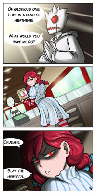 henpendrips:For the record, I’ve never had Wendy’s in my life (take that as you will). Yes my goddess~ &lt;3 &lt;3 &lt;3