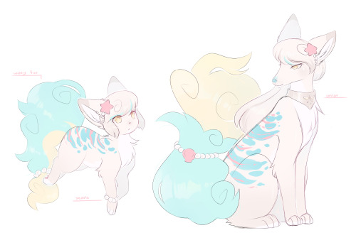 some vulpix/ninetales designs I made, both already have owners!