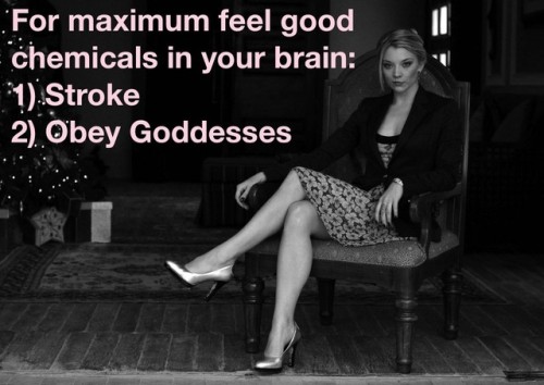 mistresselizabeth98: Don’t you want to feel good chemicals in this new year, slaves? Obey Goddess fo