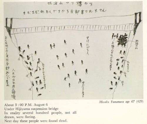 l: “August 6… In reality several hundred people, not all drawn were fleeing. Next day these pe