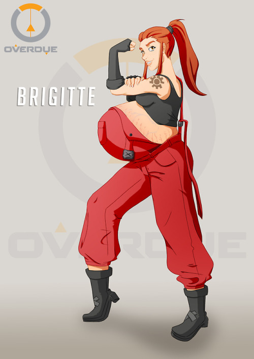 OVERWATCH Character Brigitte pregnantReady for more.