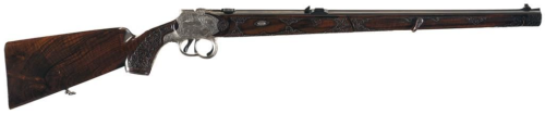 Hunting rifle belonging to Erma Goering, wife of Hermann Goering, circa World War II. Crafted by Ern