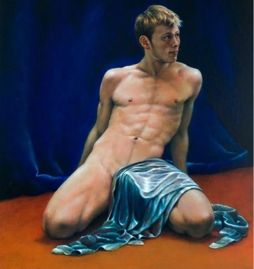 alanspazzaliartist:  Quentin, acrylic on board, 2013 by Maurice Heerdink