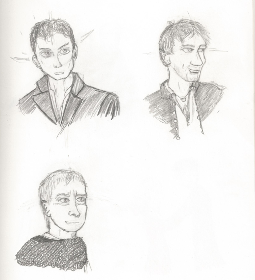 Some RSC Henry IV drawings I did a long time ago but forgot to post. Yeah I only drew three.