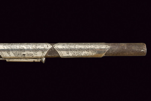 Silver mounted Moukala musket with Turkish markings.from Czerny’s International Auctions