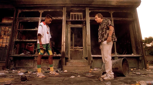 communicants:  When Spike Lee Became Scary  In his [New York editorialist Joe Klein] words, the film has only two messages: “the police are your enemy” and “white people are your enemy.” And, like many white critics, he seized on Mookie throwing