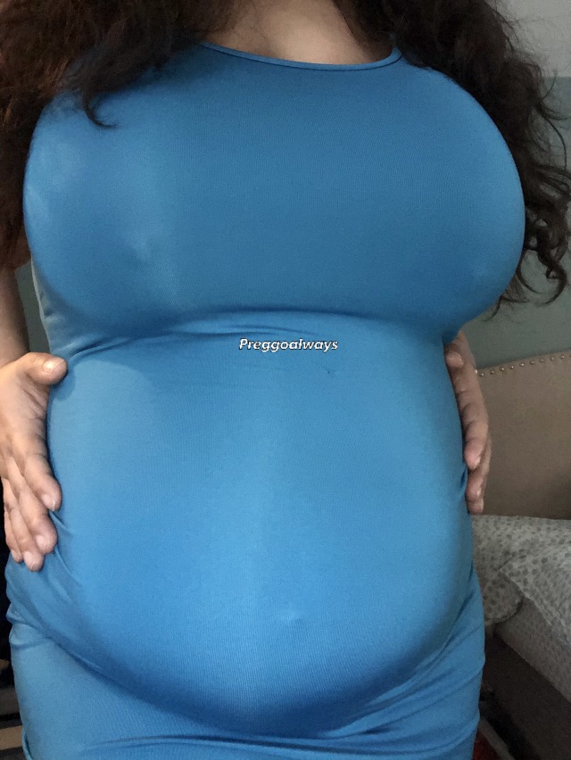 preggoalways:Sometimes when they are so full like that, perky and big going braless
