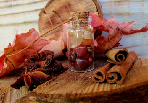 the-painted-snapdragon:Added some new items to the shop! Check em out! Pink Quartz bottle, Autumn cr