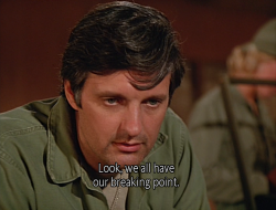 untumbl: thealmightyprincess:  literally-a-piece-of-trash:  mazarin221b:  berlynn-wohl:  heredayembracesnight:  knitmeapony: Millennials should really rediscover MASH en masse.  It’s dead on aesthetic for this generation.  Please rediscover M*A*S*H