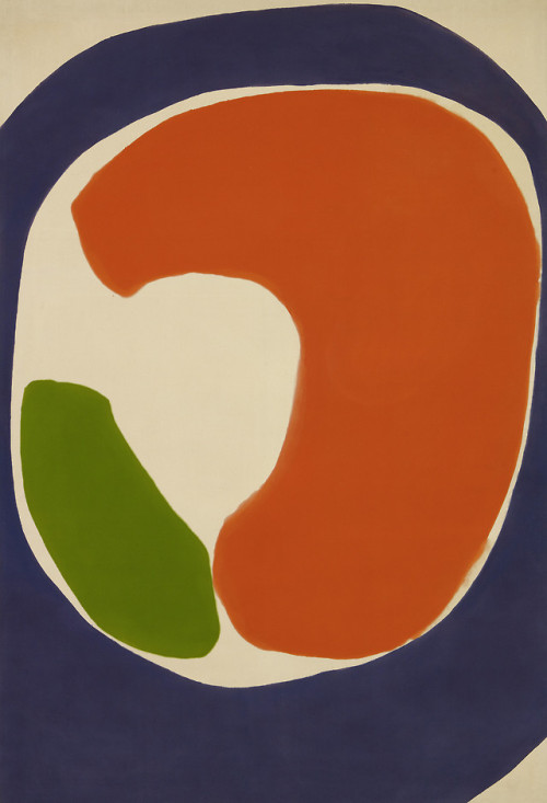 Jules Olitski, Puple Golubchick, 1962Magna Acrylic On Canvas132 ¼ x 90 ¼ inPrivate Col