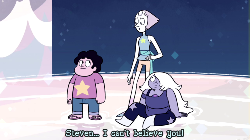 kurozu501:  keyofjetwolf:  ACTUAL LOL PEARL TOTALLY SOLD STEVEN OUT THAT IS MARVELOUS   #pearl is the fussiest bossiest mum #but have her in a situation where garnet might disapprove and suddenly she’s three and i love it #I MEAN AMETHYST I EXPECTED