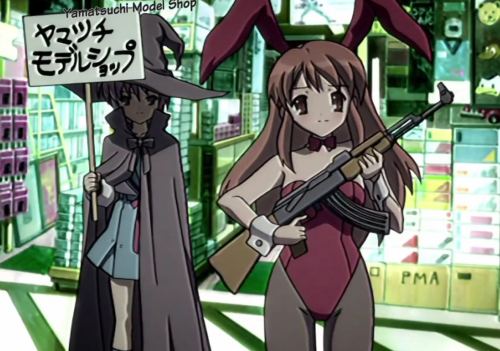 queernuck:lennythereviewer:Someone who’s never seen Haruhi Suzumiya explain what’s happening hereIn 
