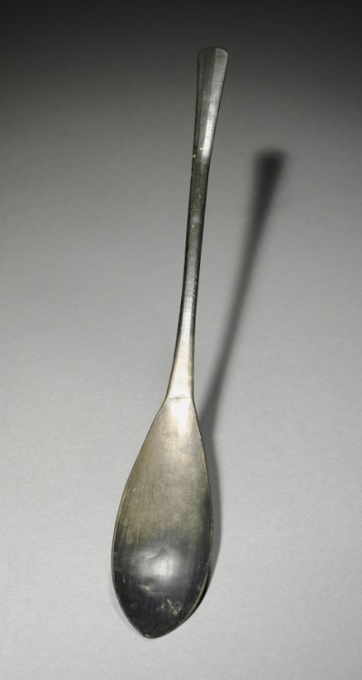 Spoon, 918-1392, Cleveland Museum of Art: Korean ArtSize: Overall: 25.8 cm (10 3/16 in.)Medium: silv