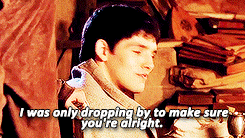 tsundereslasher:Arthur worried about Merlin | Merlin worried about Arthur