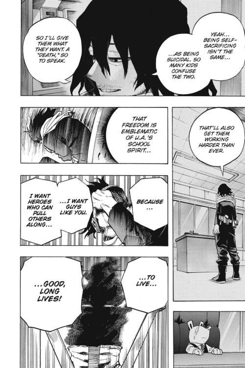 In Regards To Your Post On Izuku’s Self Sacrificial Traits, How Do You Think The Dark Hero Arc Plays