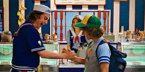 winterswake: How many children are you friends with? Steve and Dustin in Stranger Things: Seaso