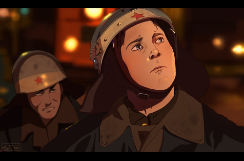 vanthedork: I’ve been drawing scenes from HBO’s Chernobyl, because I think the cinematography in tha