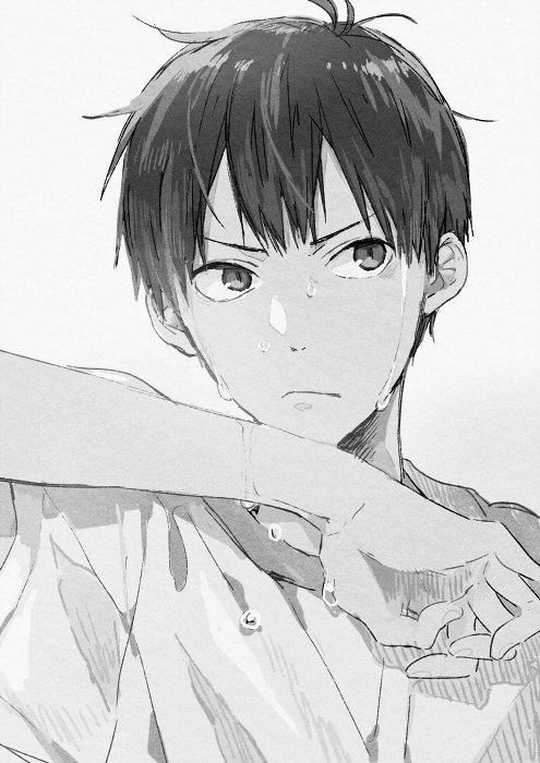 「 沈黙 。」