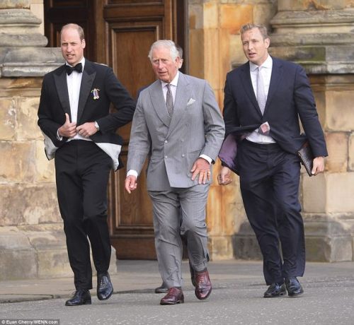 millasmehaboob: 16 August 2017 Prince Charles, The Duke of Rothesay, and Prince William, The Earl of